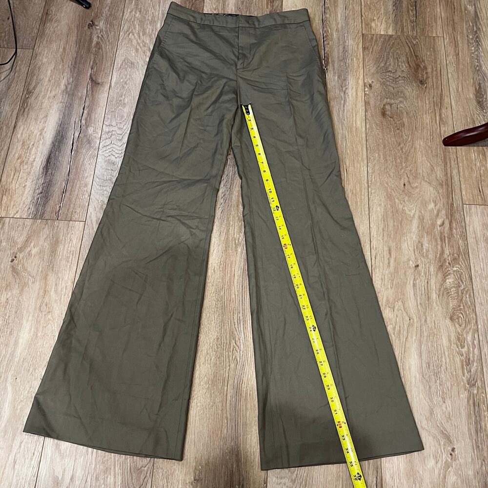 ETRO Women's Flared Trousers Size IT46/ US10 In Green - Picture 5 of 7